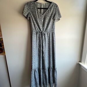 PinkBlush Maternity Maxi Dress | Floral Print | Size S
